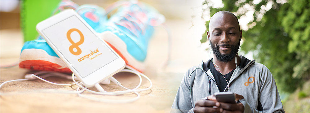 Keep your fitness in your hands with Orange Shoe Mobile APP